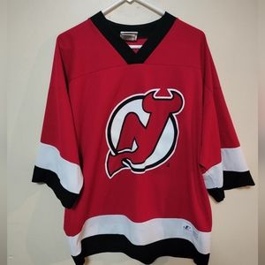 Vintage New Jersey Devils Logo 7 Brand Jersey